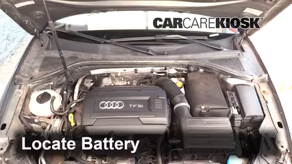 2015 Audi A3 Quattro Premium 2.0L 4 Cyl. Turbo Convertible Battery Replace